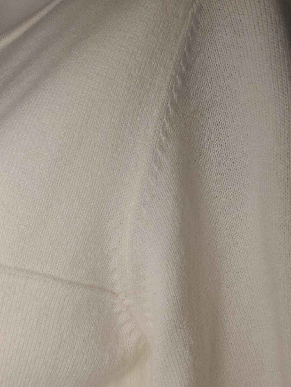 Ann Taylor Cream Short-Sleeve Knit Top - Picture 3 of 4